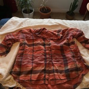 Free people plaid shirt
